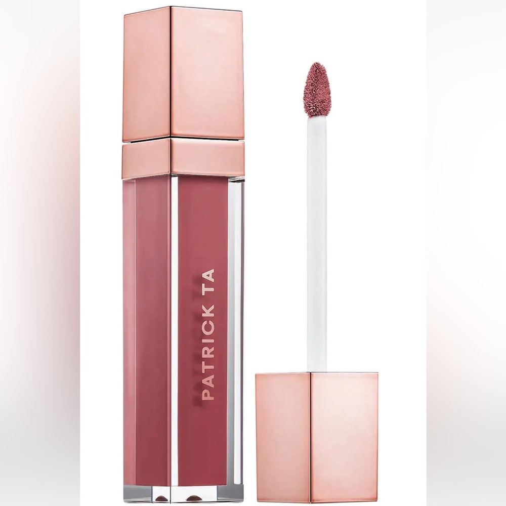 PATRICK TA
Silky Lip Crème.     Color: Blushing - neutral berry